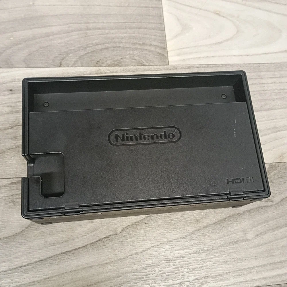 Nintendo HAC007 Switch Dock Set Black & Charge Cord All OEM - Tested